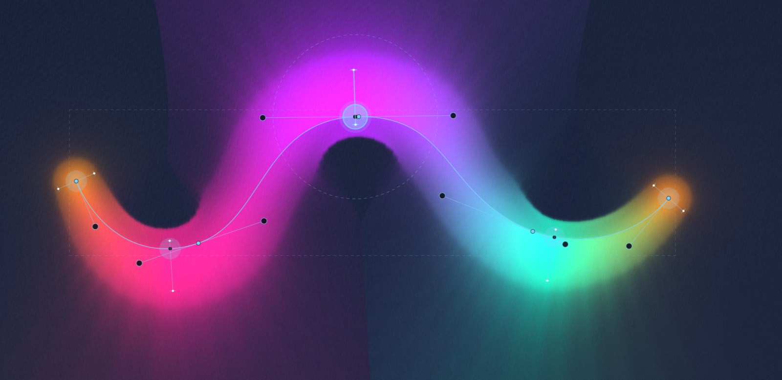 Asymetric fringe blur control in Amorpher