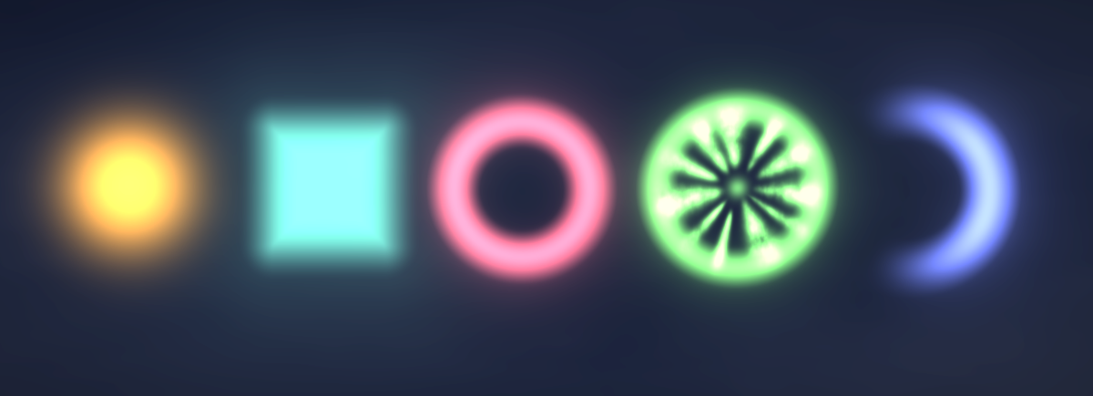 Blobs Types in Amorpher