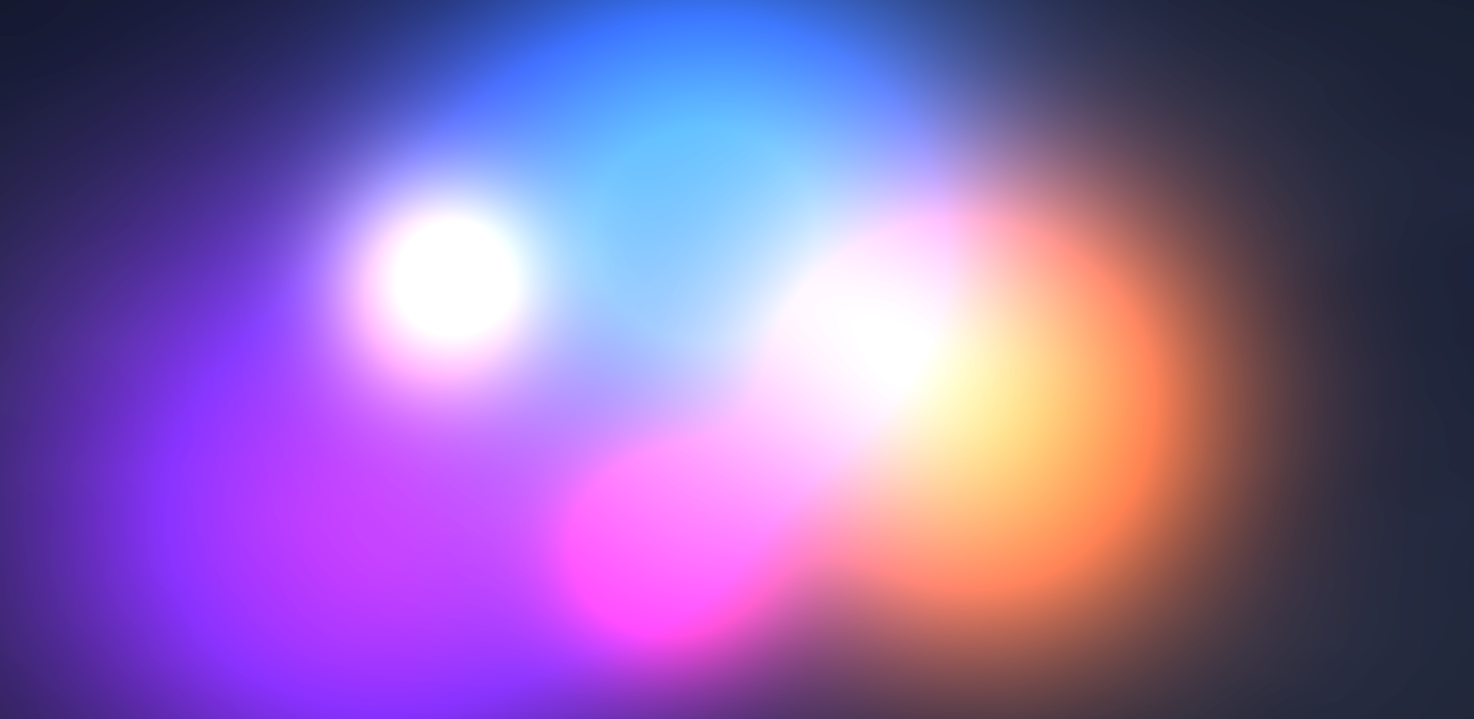 Blobs with varying intensity and softness in Amorpher