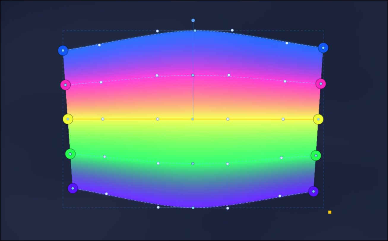 Gradient Patch rails in Amorpher